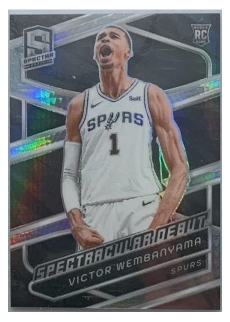 2023-24 Panini Spectra Base Set Victor Wembanyama #195 card