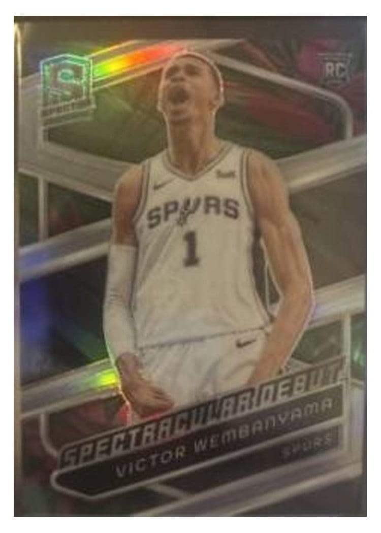 2023-24 Panini Spectra Base Set Victor Wembanyama #195 card