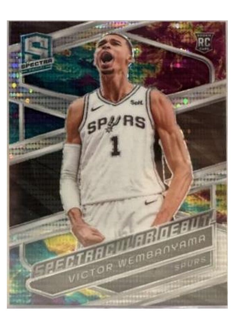 2023-24 Panini Spectra Base Set Victor Wembanyama #195 card