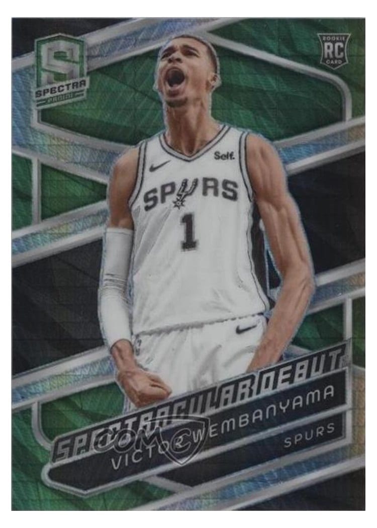 2023-24 Panini Spectra Base Set Victor Wembanyama #195 card