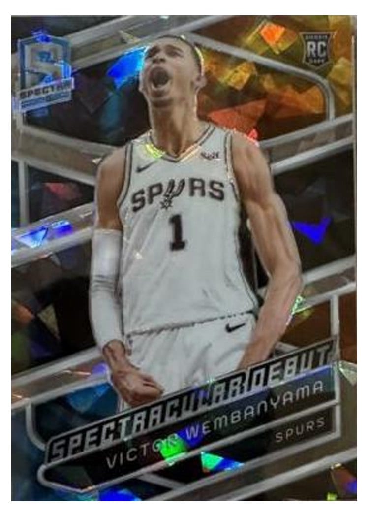 2023-24 Panini Spectra Base Set Victor Wembanyama #195 card