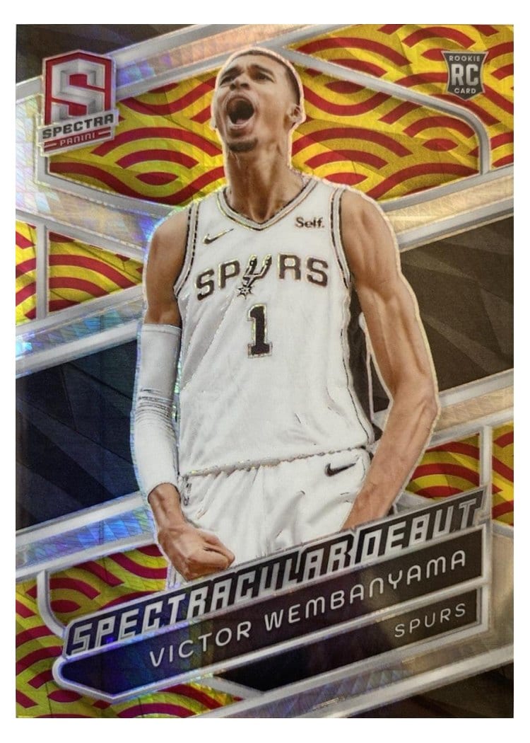 2023-24 Panini Spectra Base Set Victor Wembanyama #195 card