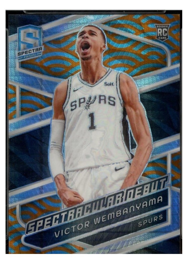2023-24 Panini Spectra Base Set Victor Wembanyama #195 card