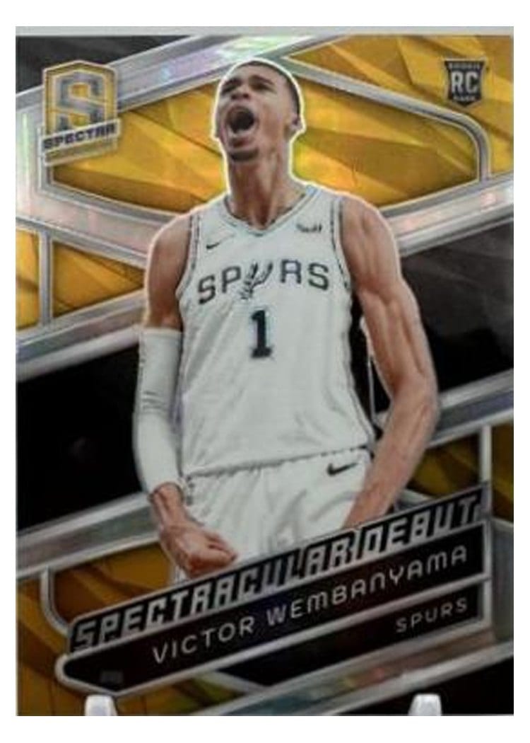 2023-24 Panini Spectra Base Set Victor Wembanyama #195 card