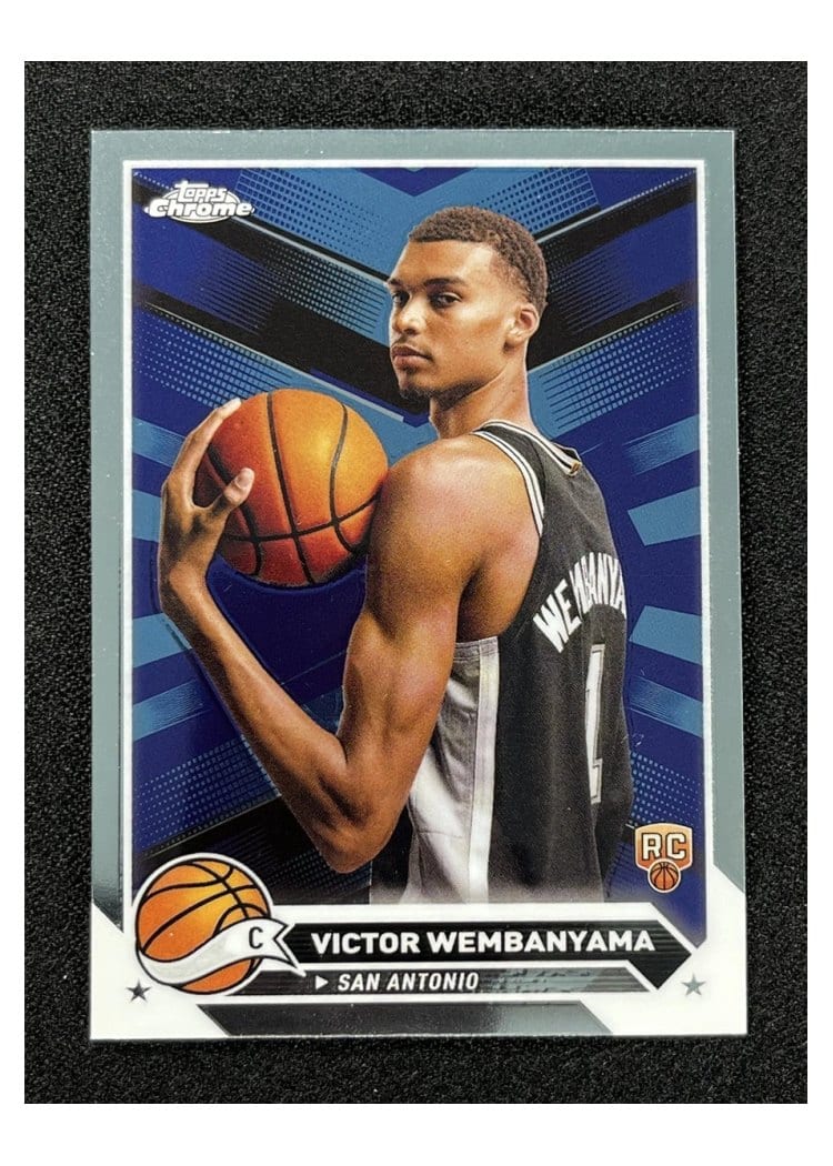 2023-24 Topps Chrome Base Set Victor Wembanyama #1 card