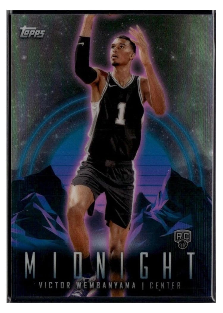 2023-24 Topps Midnight Base Set Victor Wembanyama #50 card