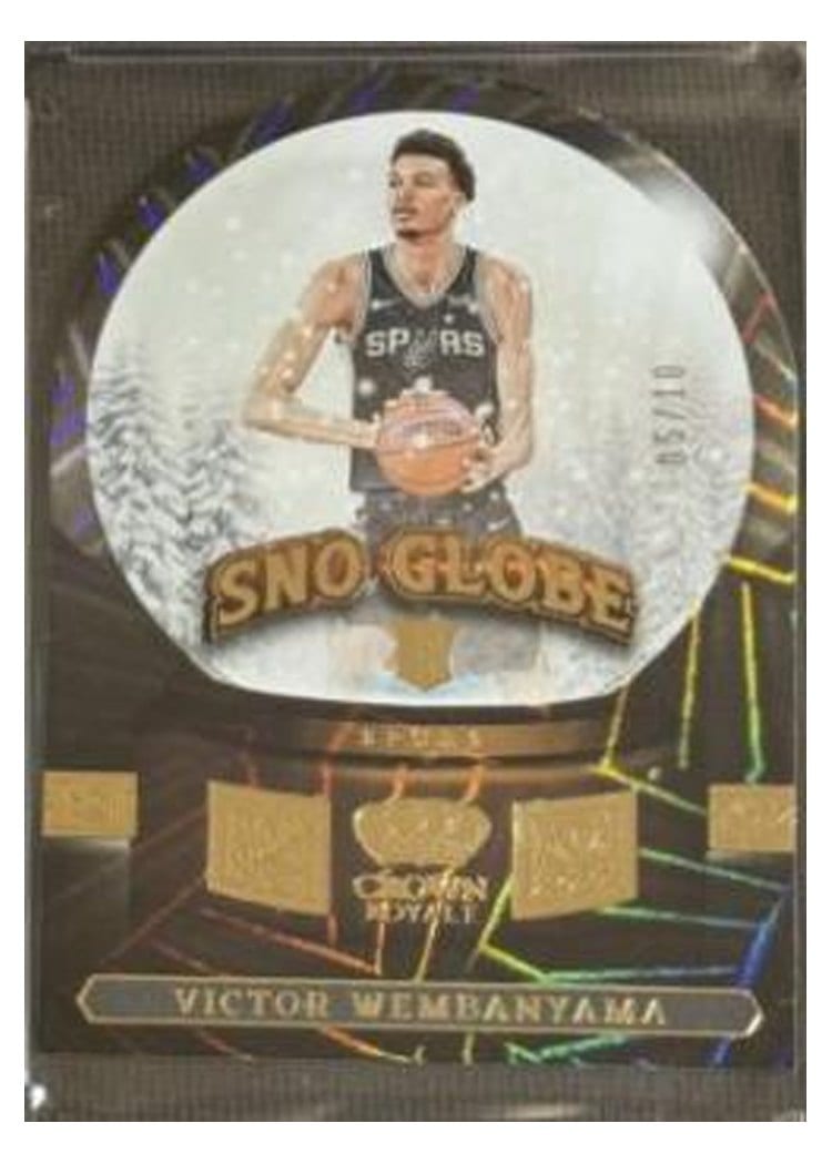 2023 Panini Crown Royale Sno Globe Victor Wembanyama #19 card