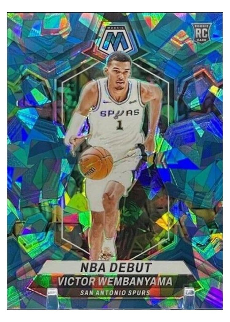 2023 Panini Mosaic Victor Wembanyama Ice #257 card
