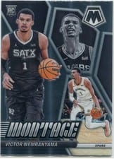 2023 Panini Mosaic Montage Victor Wembanyama #7 card