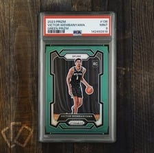2023 Panini Prizm Victor Wembanyama Green #136 card