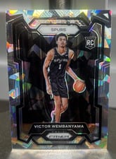 2023 Panini Prizm Victor Wembanyama Ice #136 card