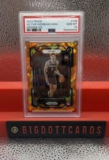 2023 Panini Prizm Victor Wembanyama Orange Ice #136 card