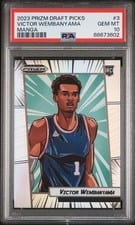 2023 Panini Prizm Draft Picks Manga Victor Wembanyama #3 card