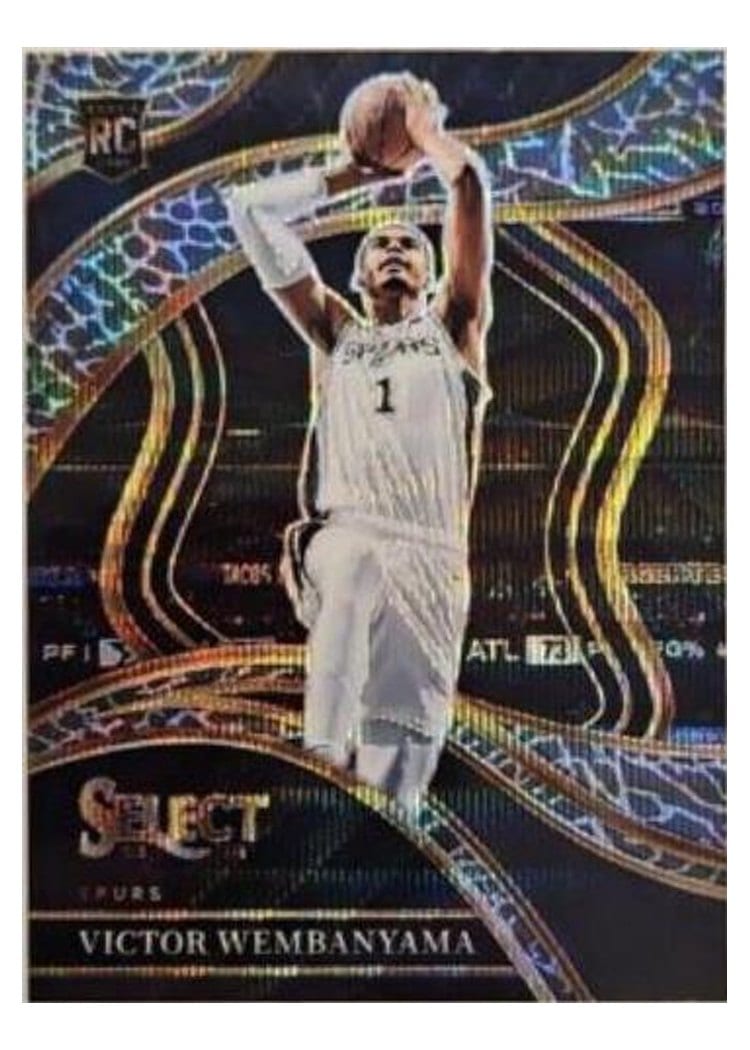 2023 Panini Select Victor Wembanyama Elephant Prizm #288 card