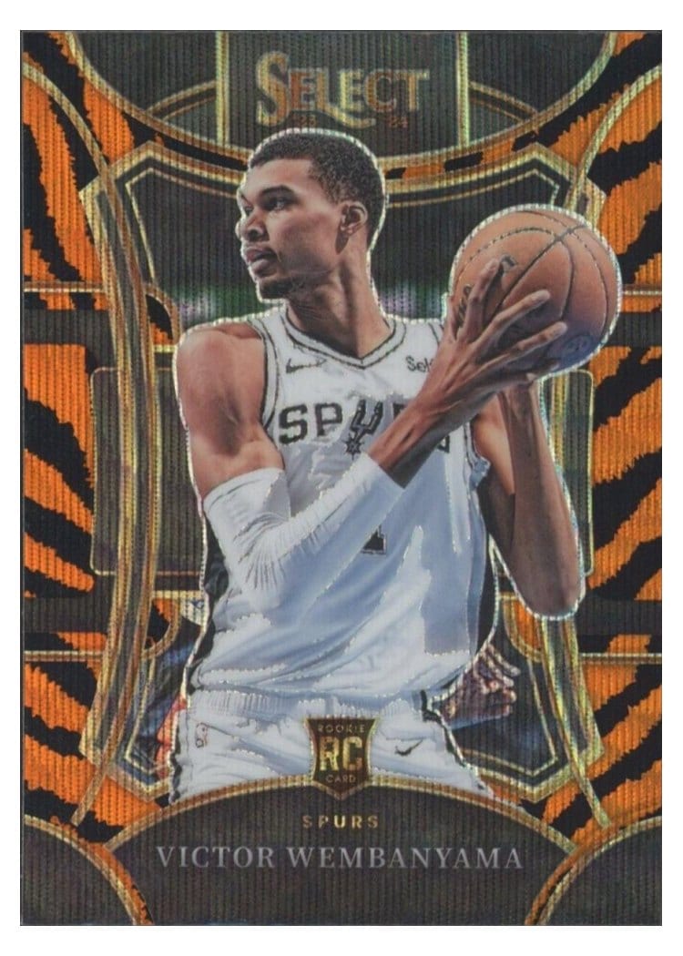 2023 Panini Select Victor Wembanyama Tiger Prizm #311 card