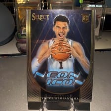 2023 Panini Select Neon Icon Victor Wembanyama #13 card