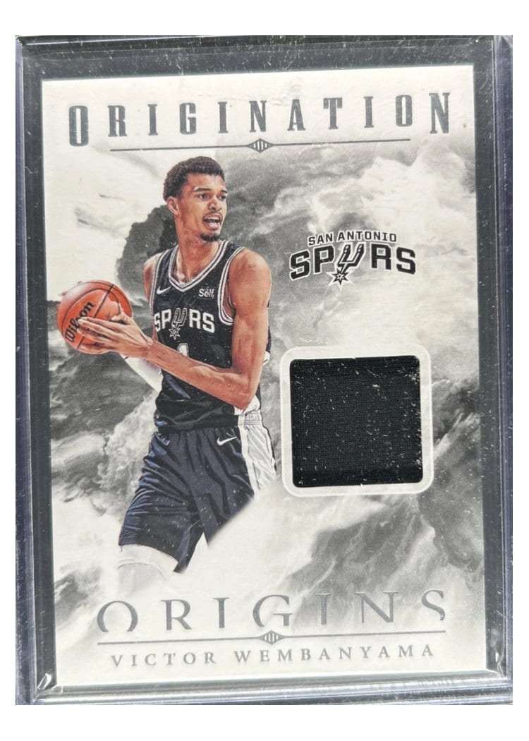 2024-25 Panini Origins Origination Memorabilia Set Victor Wembanyama #OM-VWE card