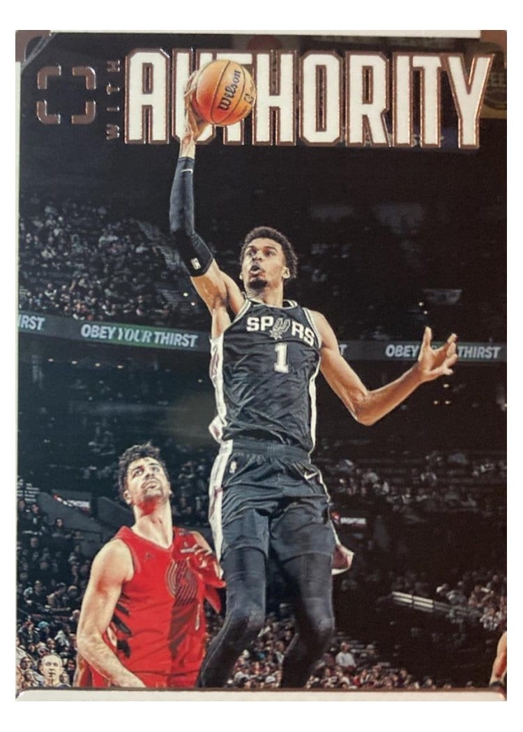2024-25 Panini Photogenic With Authority Set Victor Wembanyama #14 card