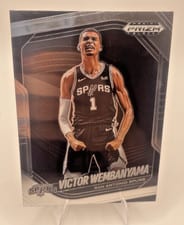 2024-25 Panini Prizm Black Prizmania Victor Wembanyama #1 card