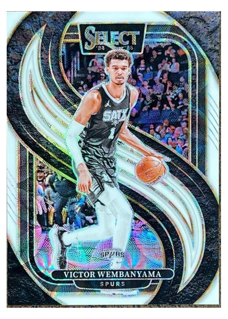 2024 Panini Select Victor Wembanyama White Scope Prizm #102 card