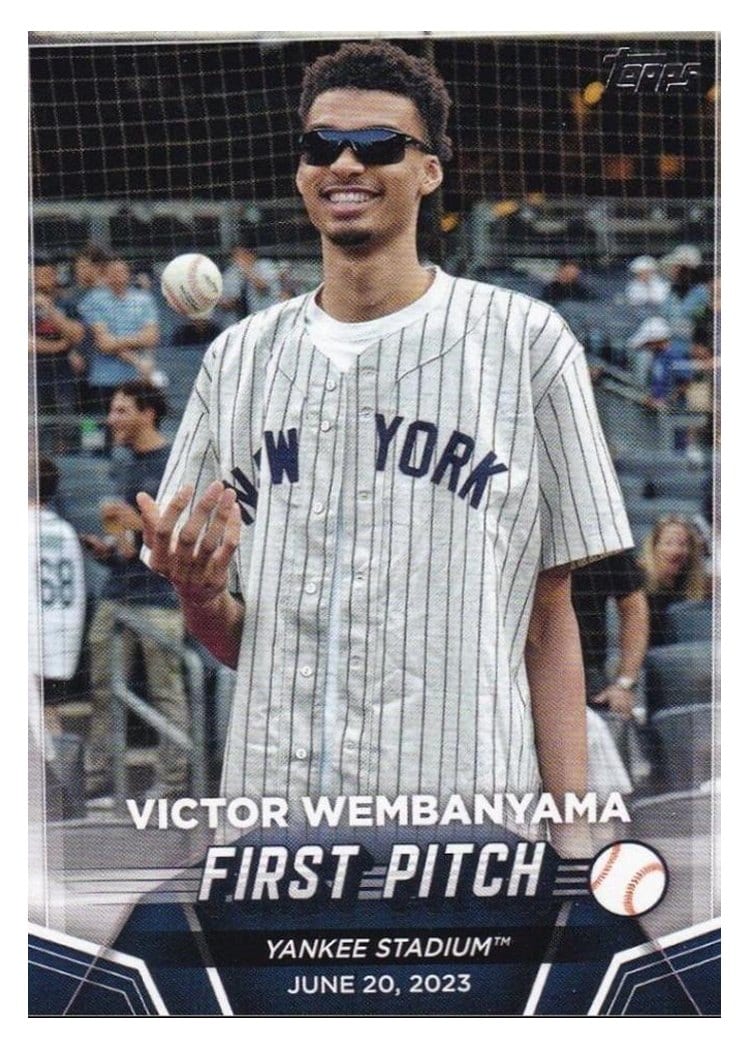 2024 Topps First Pitch Victor Wembanyama #FP-1 card