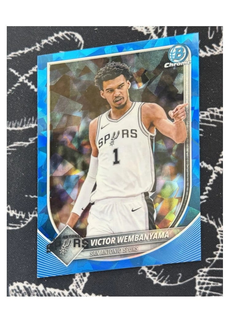 2025-26 Bowman Sapphire Chrome Sapphire Victor Wembanyama #BCV-143 card
