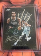 2025-26 Topps Chrome Instinct Victor Wembanyama #INS-9 card