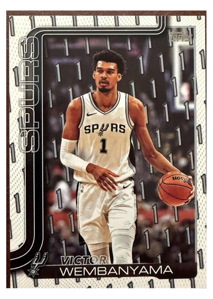 2025 Topps Victor Wembanyama #195 card
