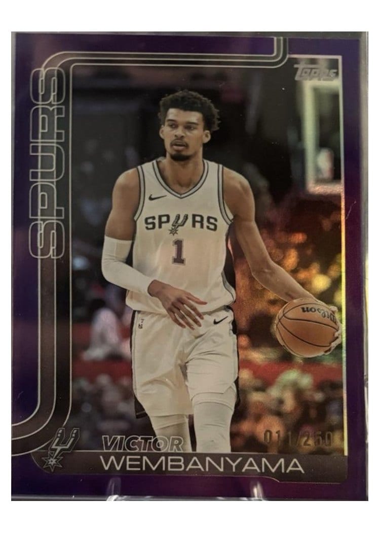 2025 Topps Victor Wembanyama #195 card