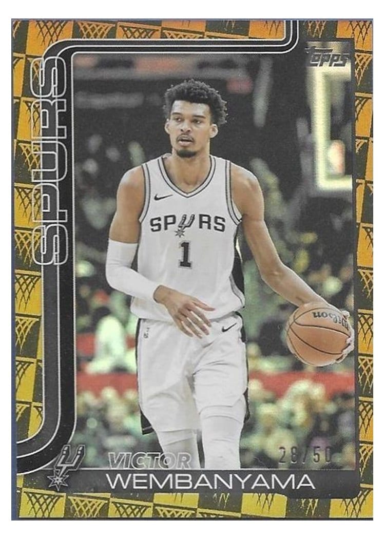 2025 Topps Victor Wembanyama #195 card