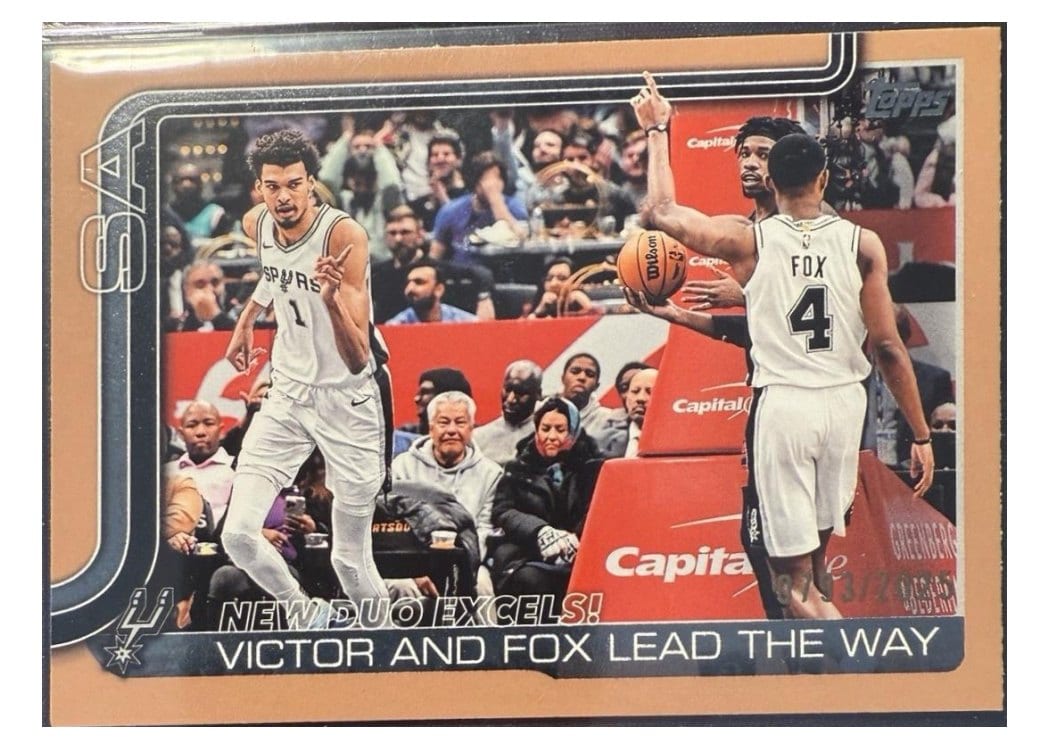 2025 Topps Victor Wembanyama #300 card