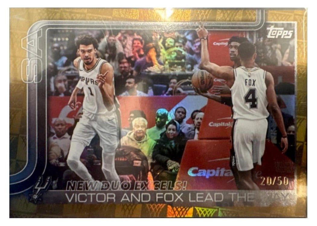 2025 Topps Victor Wembanyama #300 card