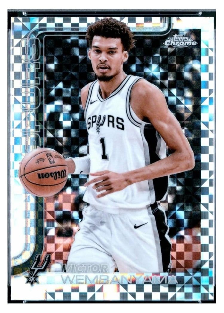 2025 Topps Chrome Victor Wembanyama #221 card