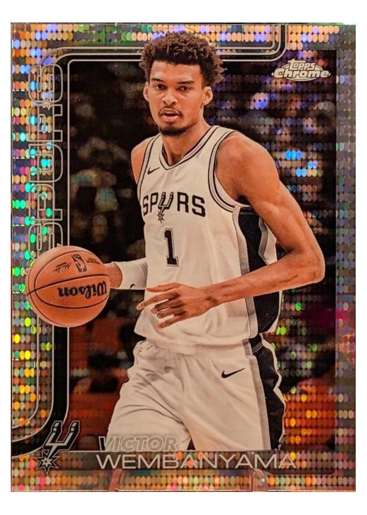 2025 Topps Chrome Victor Wembanyama #221 card