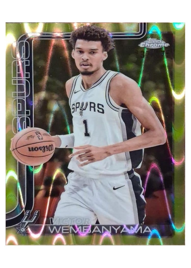 2025 Topps Chrome Victor Wembanyama #221 card