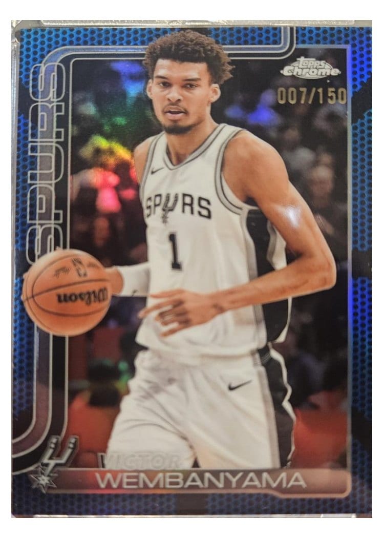 2025 Topps Chrome Victor Wembanyama #221 card