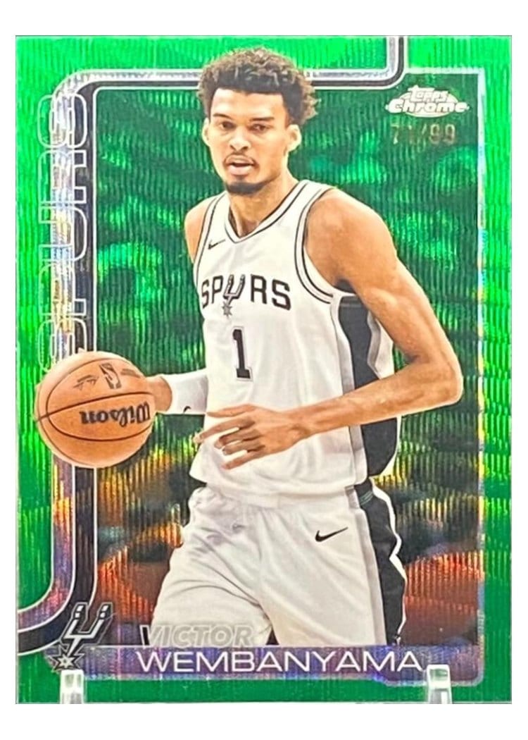 2025 Topps Chrome Victor Wembanyama #221 card