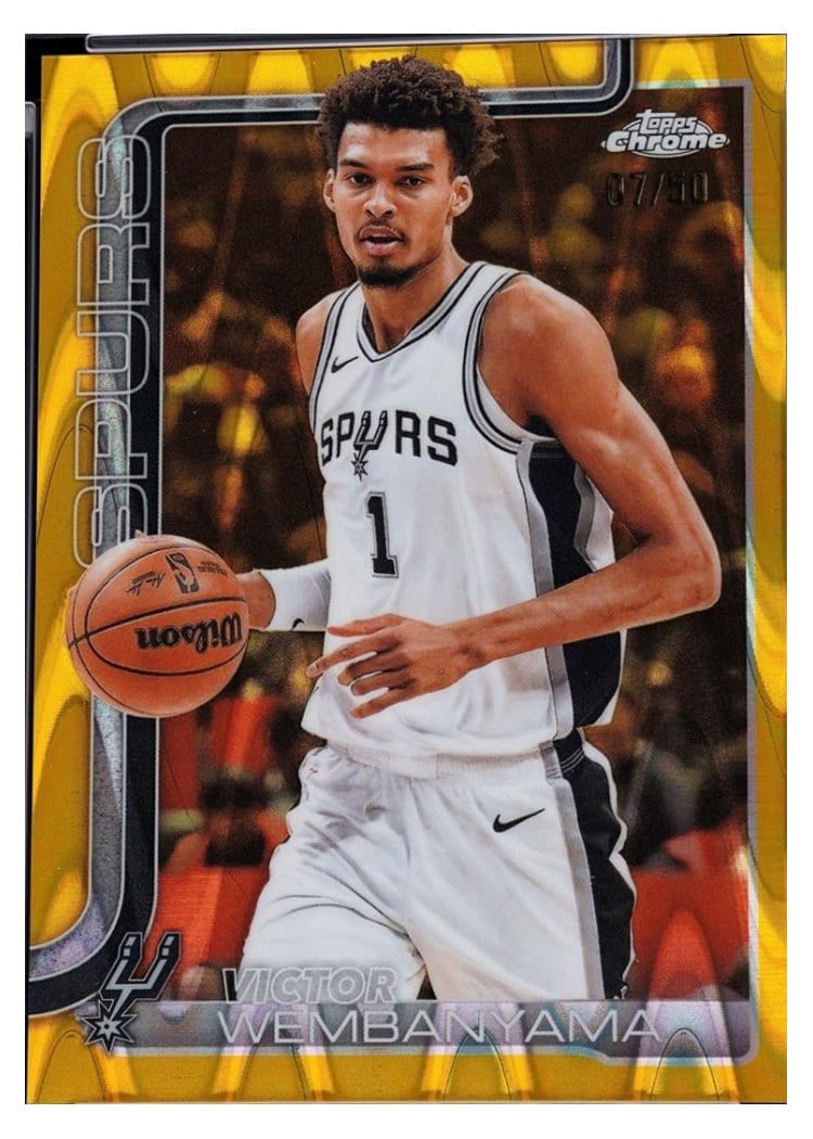 2025 Topps Chrome Victor Wembanyama #221 card