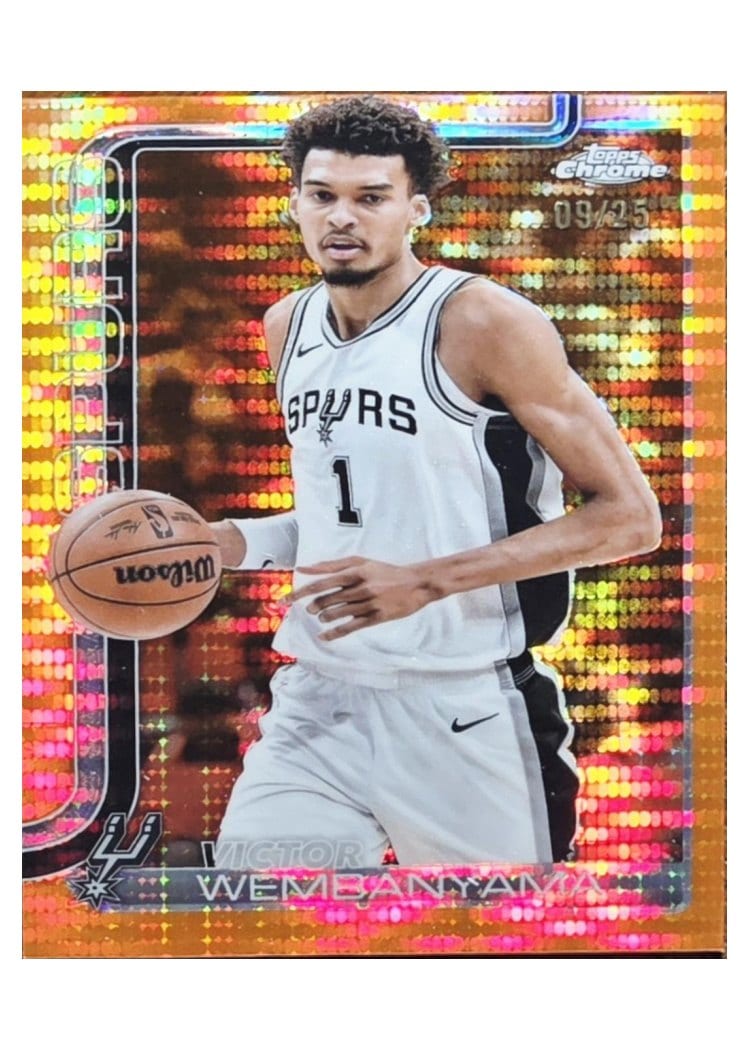 2025 Topps Chrome Victor Wembanyama #221 card
