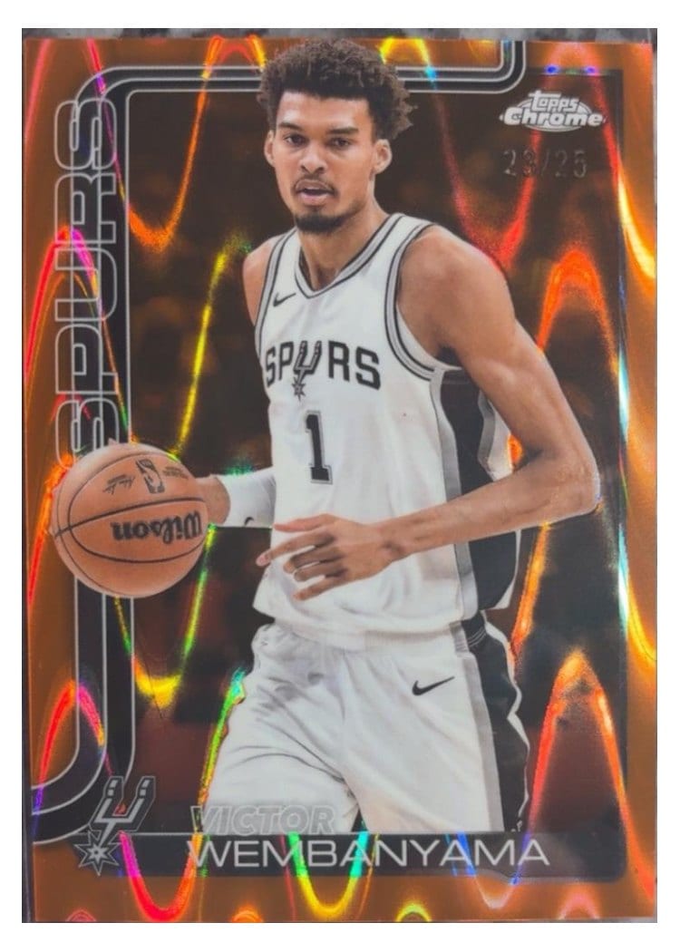 2025 Topps Chrome Victor Wembanyama #221 card