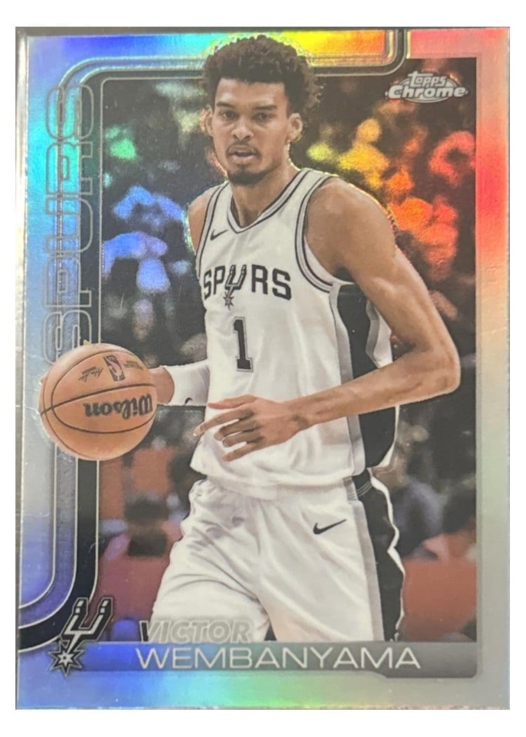 2025 Topps Chrome Victor Wembanyama #221 card