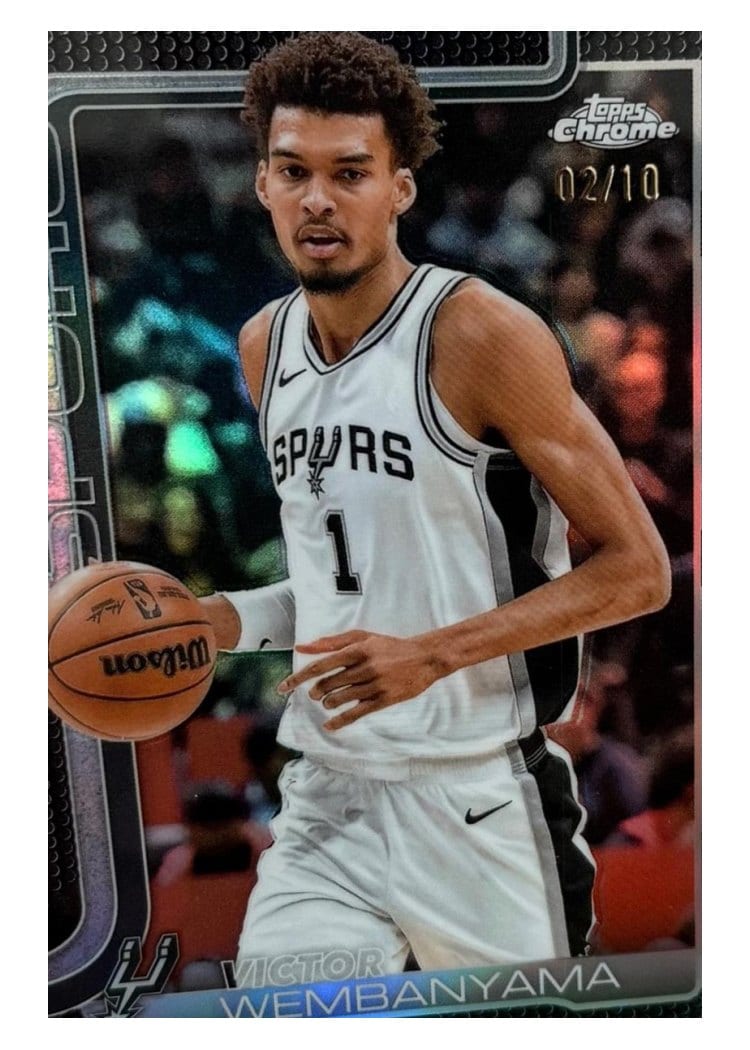 2025 Topps Chrome Victor Wembanyama #221 card