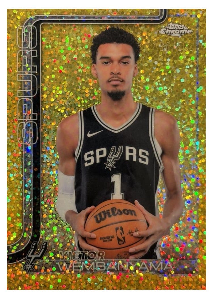 2025 Topps Chrome Victor Wembanyama #221 card