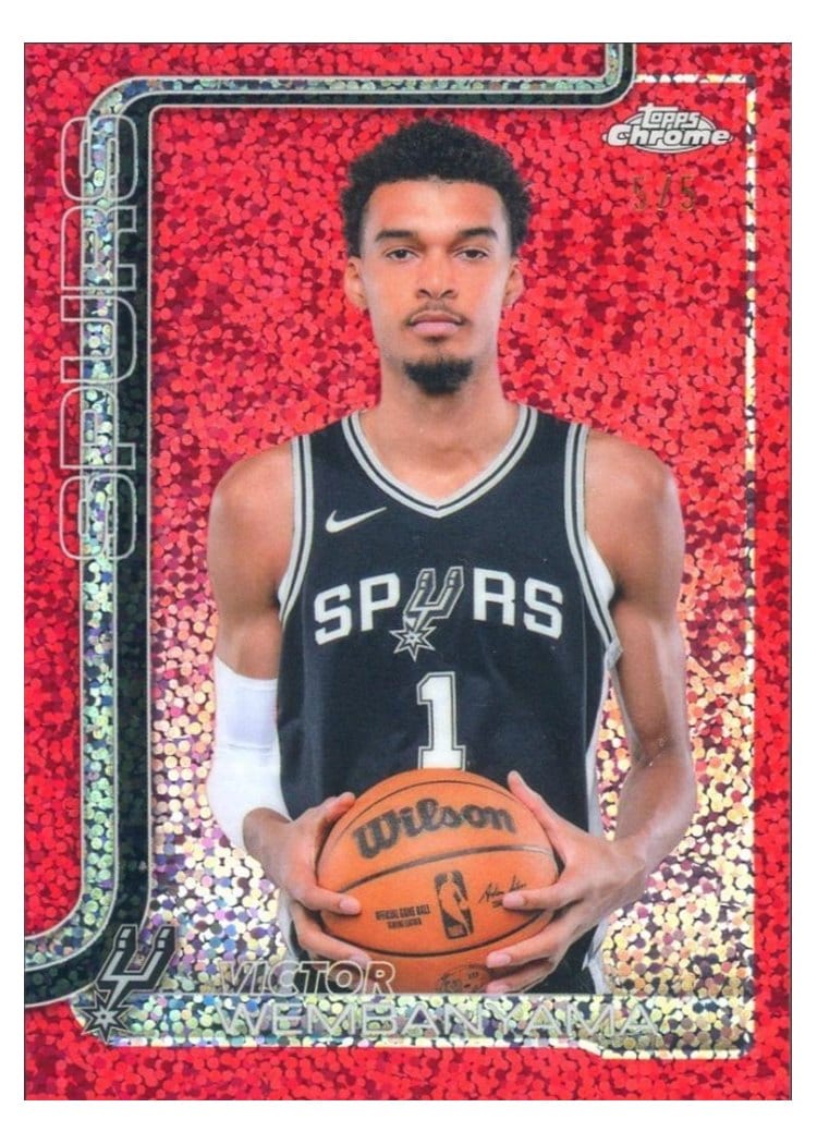 2025 Topps Chrome Victor Wembanyama #221 card