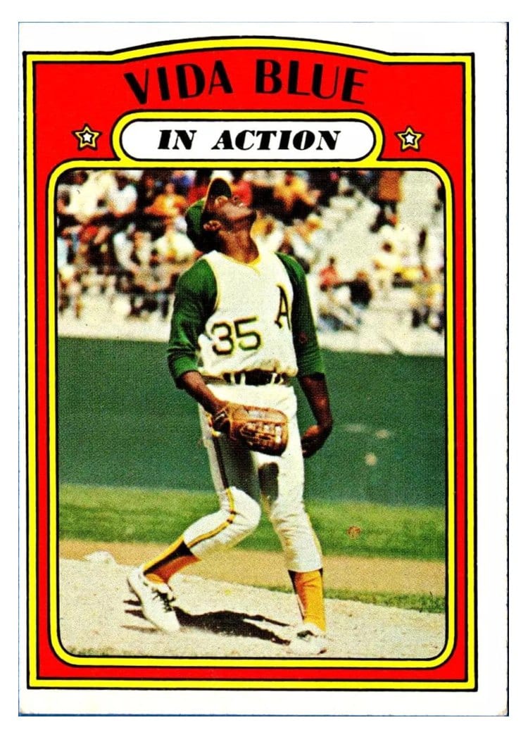 1972 Topps Vida Blue #170 card