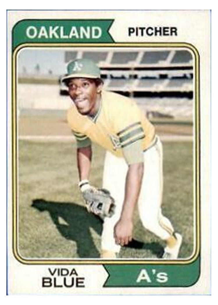 1974 Topps Vida Blue #290