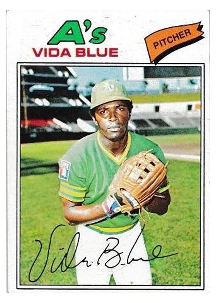 1977 Topps Vida Blue #230