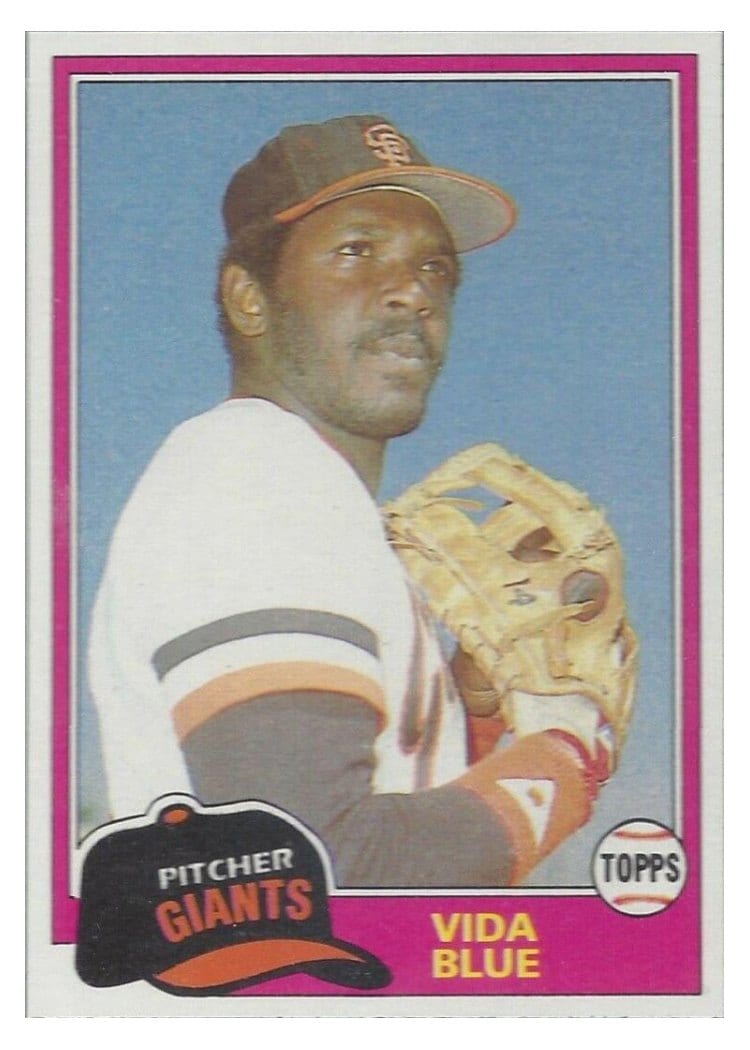 1981 Topps Vida Blue #310 card