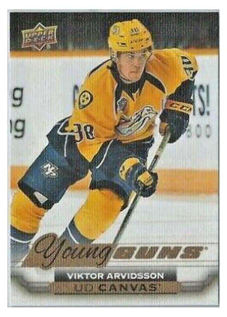 2015 Upper Deck Canvas Viktor Arvidsson #C218 card