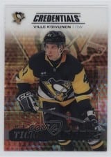 2025-26 Upper Deck Credentials Acetate Debut Ticket Access Ville Koivunen #DTAA-VK card